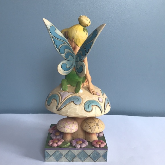 Disney Jim Shore Tinkerbell "A little pixie dust to make your garden grow" - Picture 3 of 10